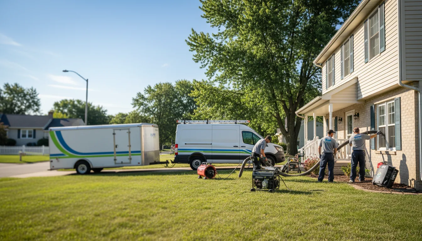 Flooded Basement Restoration And Cleanup With Repair in Cortland, NE near me